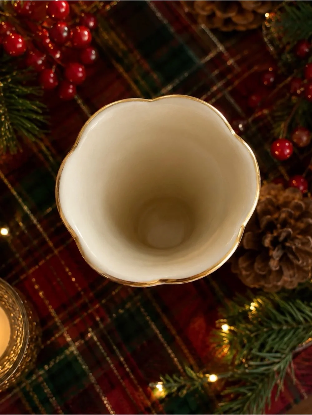 Lenox Christmas Candy Cane Bud Vase
